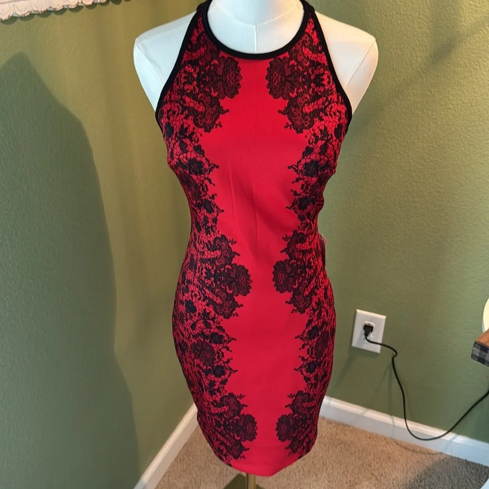 Red and Black Dress - Picture 3 of 6